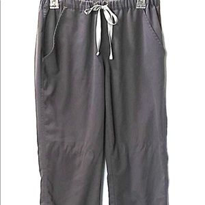 FIGS dark gray pants small
